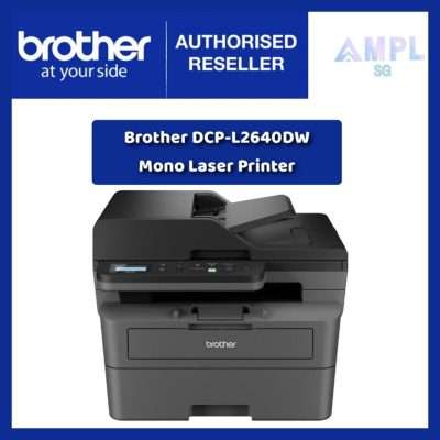 Brother DCP-L2640DW Monochrome Laser Printer-Print, Scan, Copy, Wireless, Automatic 2-sided (Duplex) Print