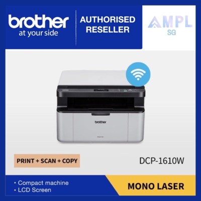Brother DCP-1610W Multi-function Monochrome Laser Printer-Print,Scan,Copy,Wireless, DCP 1610 DCP1610W DCP 1610W DCP-1610