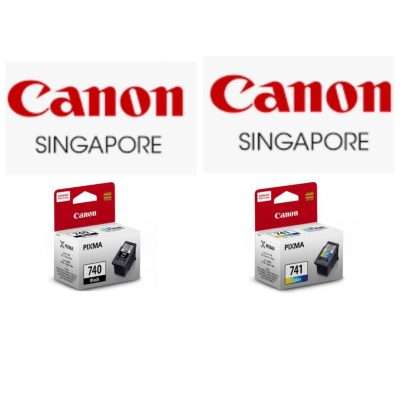 Canon PG-740 (Black), Canon CL-741 CL (Color) Ink Cartridge