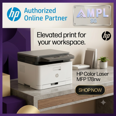 HP 178nw Color Laser MFP Printer | Print Copy Scan Wireless (Ethernet networking) HP 119A 120A