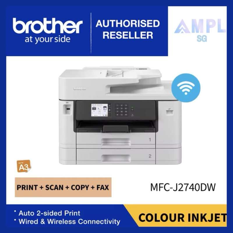 Brother MFC-J2740DW Inkjet Printer A3 Print | A4 Print Scan Copy Fax MFCJ2740DW MFC J2740DW J2740 DW replaced J2730DW