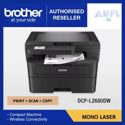 Brother DCP-L2680DW | Print Scan Copy | Automatic 2-sided (Duplex) Print | Mobile Printing | PREDECESSOR DCP-L2535DW