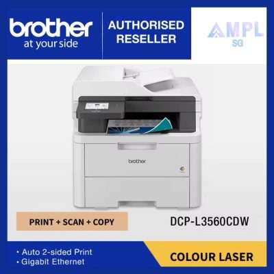 Brother DCP-L3560CDW Laser Printer |Print Scan Copy Wireless | Auto 2-sided printing | TN269 TN269XL DR269CL