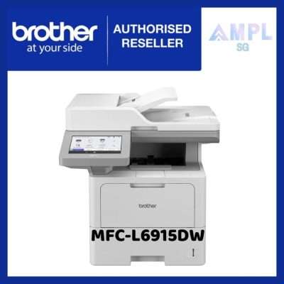 MFC-L6915DW Laser Printer | Mono | Print Scan Copy Fax Wireless | Up to 50 (A4), Up to 52 (Letter) ppm | 6915 6915dw