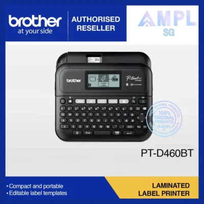 Brother PT-D460BT Desktop Label Printer Desktop Bluetooth and PC Connectable Label Printer